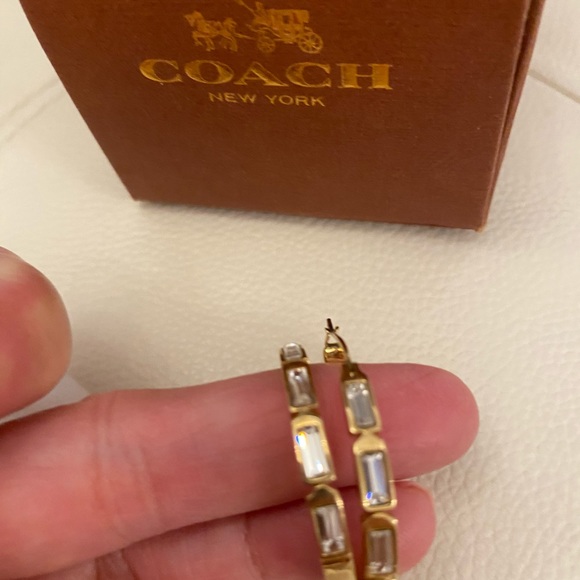 Coach hoop earrings - Picture 5 of 5